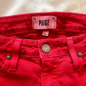 PAIGE Garment Dye Denim Jeans